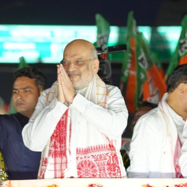 ঢেকিয়াজুলীত বিজেপিৰ বিজয় সংকল্প সভাৰ পৰা অমিত শ্বাহৰ&hellip;