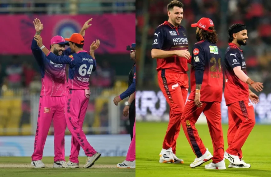  ৰয়েল চেলেঞ্জাৰ্ছ বেংগালুৰুৰ বিৰুদ্ধে ৬ উইকেটত জয়লাভ ৰাজস্থান ৰয়েলছৰ